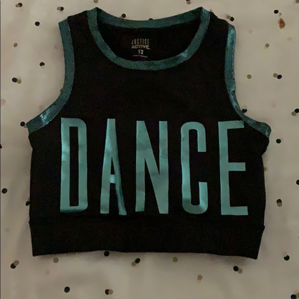 justice dance sports bra